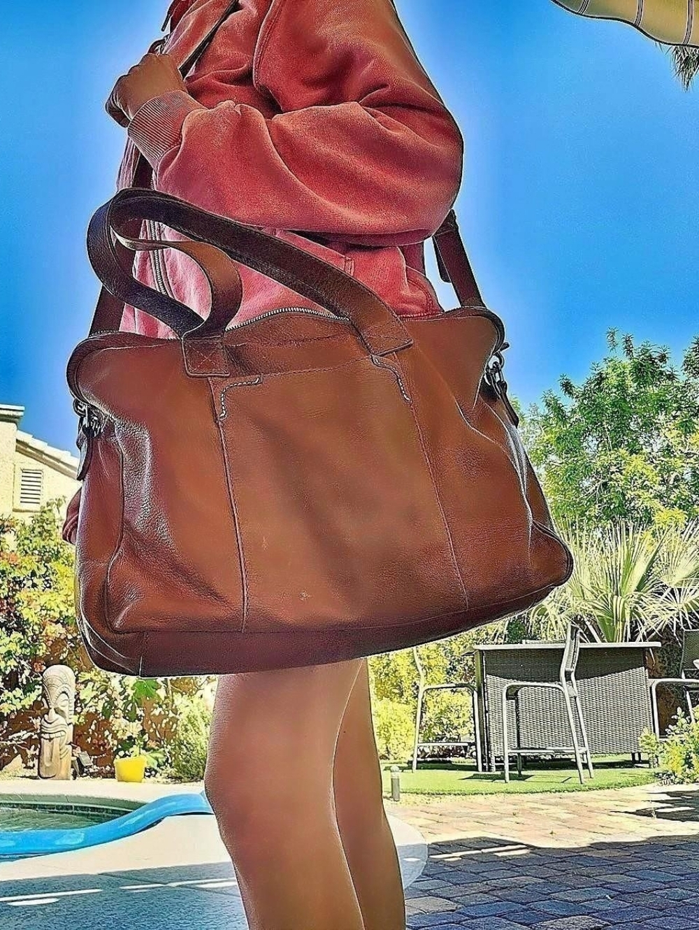 Cole Haan Large Leather Bag - Picture 3 of 10